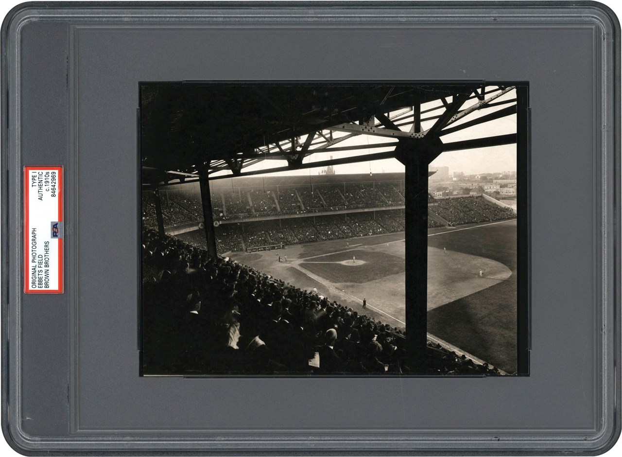 - Circa 1910s Ebbets Field Photograph (PSA Type I)