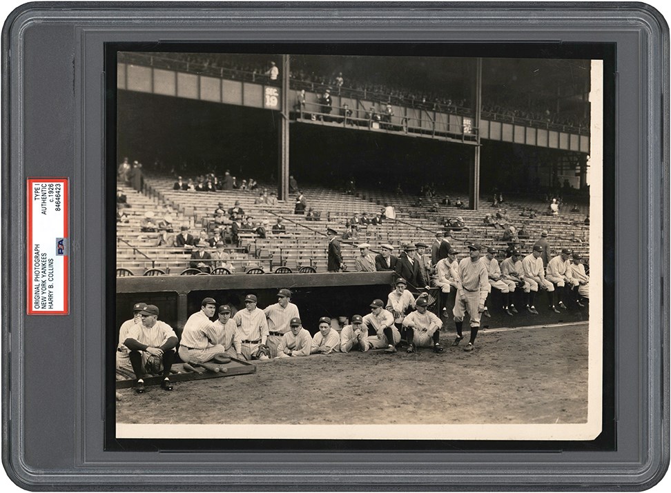 - 1926 World Series Game 1 at Yankee Stadium Photograph (PSA Type I)
