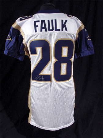 - 2000 Marshall Faulk Game Worn Jersey