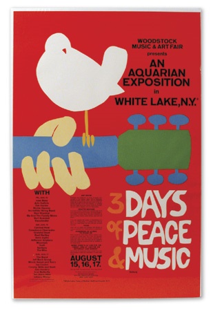 - Giant Woodstock Poster (24.x37”)
