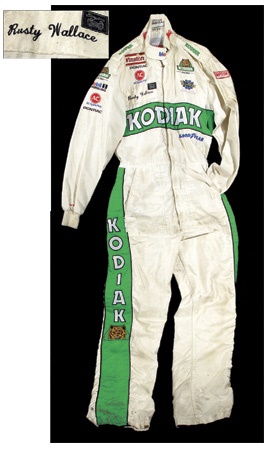 - Circa 1989 Rusty Wallace Race Worn Driver’s Suit