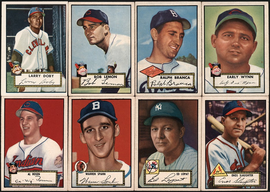 1952 Topps Baseball Low # Partial Set (259/310)