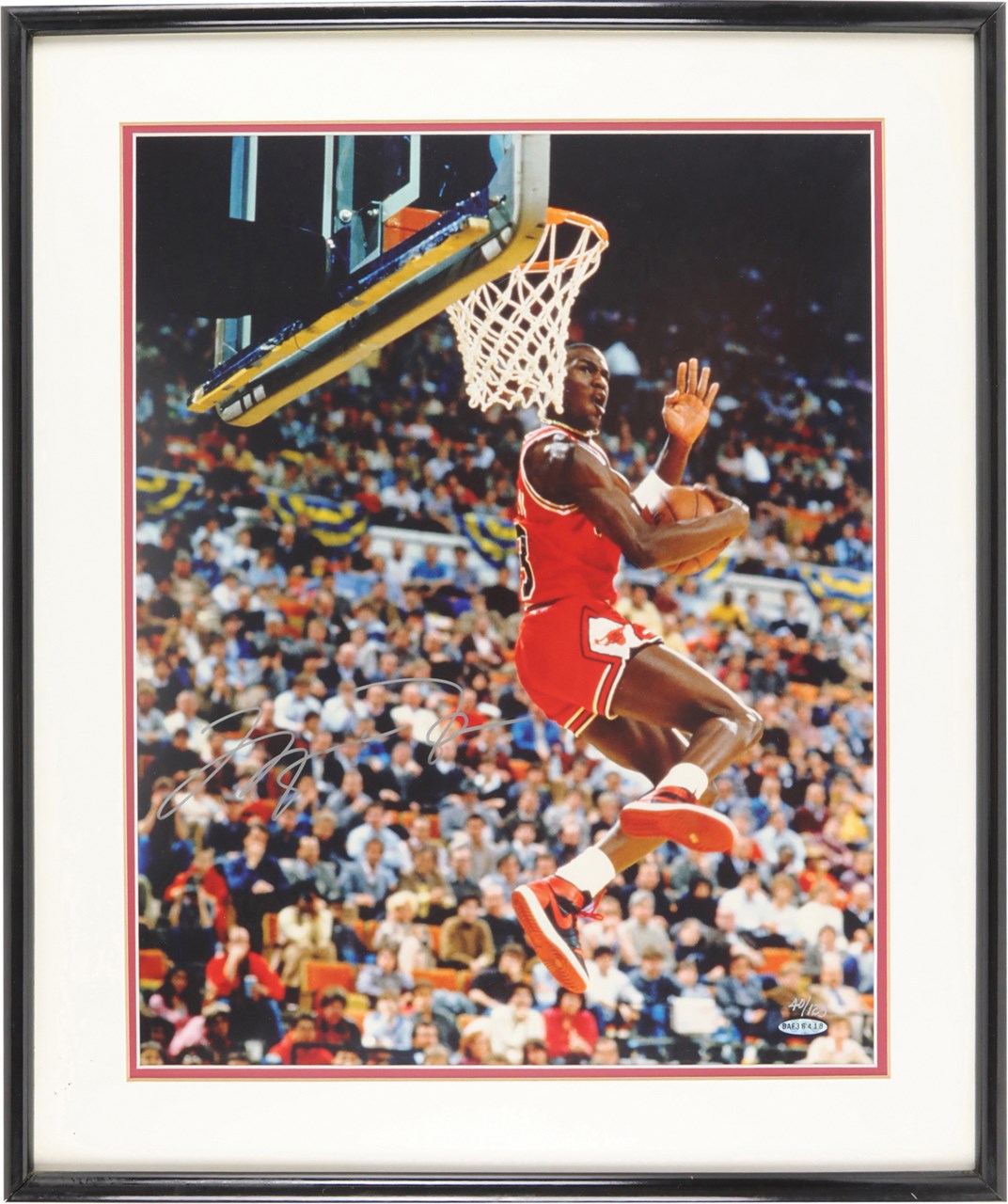 - Michael Jordan Signed Limited-Edition "Slam Dunk" Oversized Photograph (UDA)