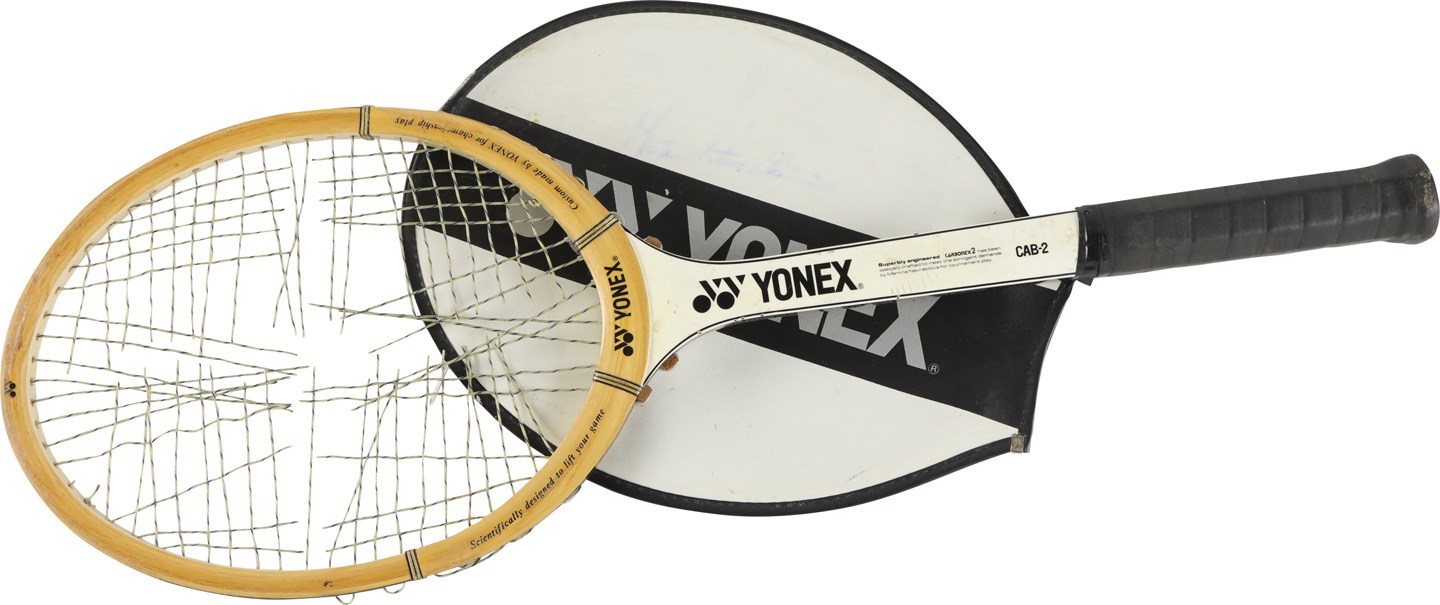 - Circa 1978 Martina Navratilvoa Match Used Tennis Racket with Signed Cover