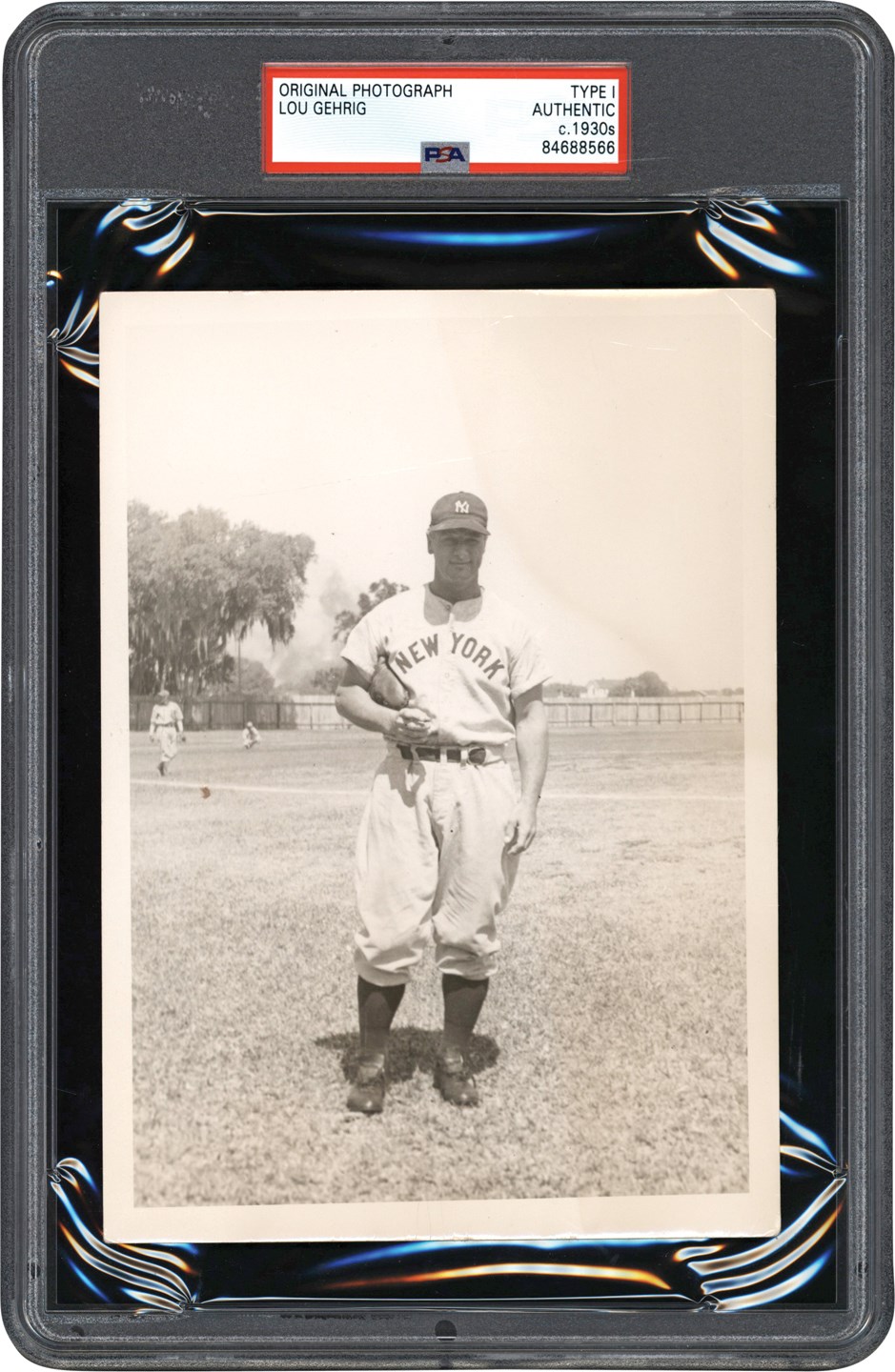 - 1939 Lou Gehrig New York Yankees Original Photograph - One Month Before ALS Diagnosis (PSA Type I)