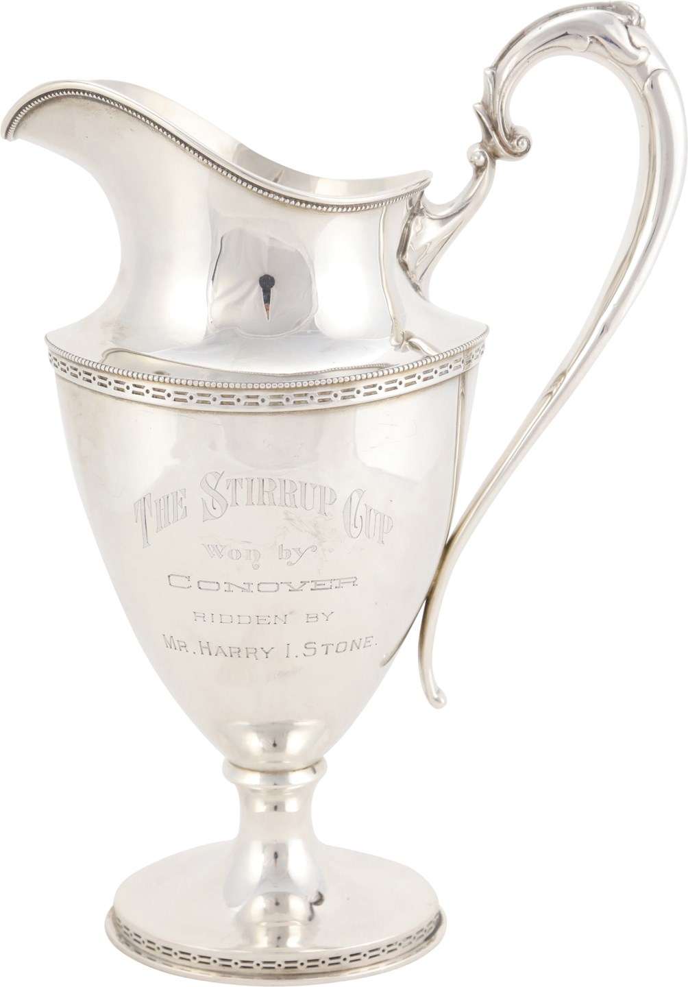 - Historic 1904 Sterling Silver Trophy from the Coney Island Jockey Club