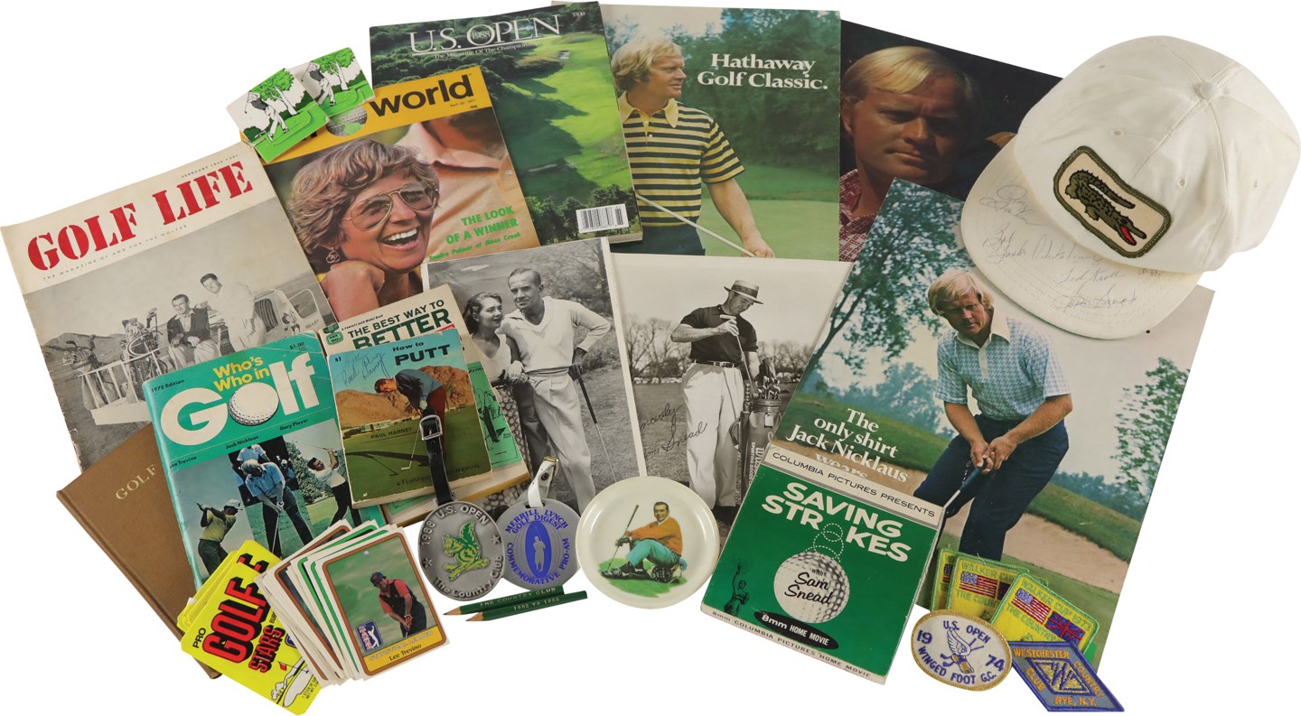 - Large Golf Collection with Tickets and Autographs (75+)