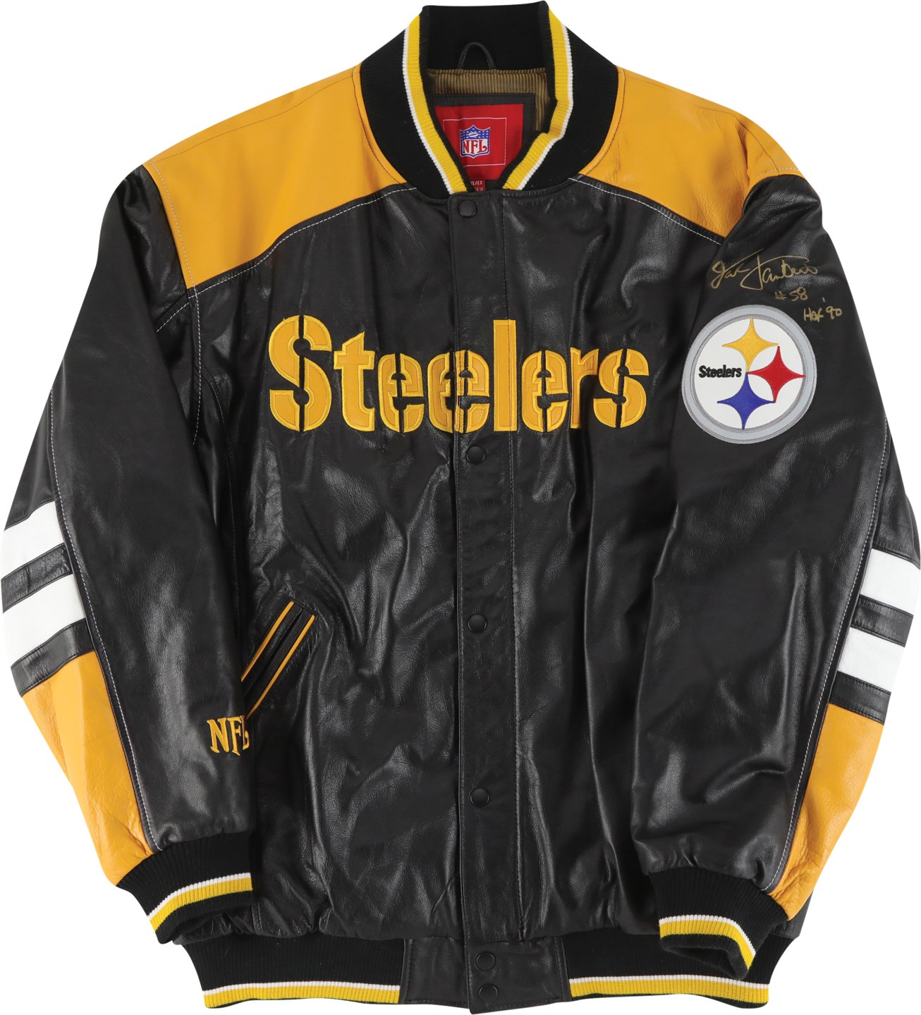 - Jack Lambert Pittsburgh Steelers Leather Jacket