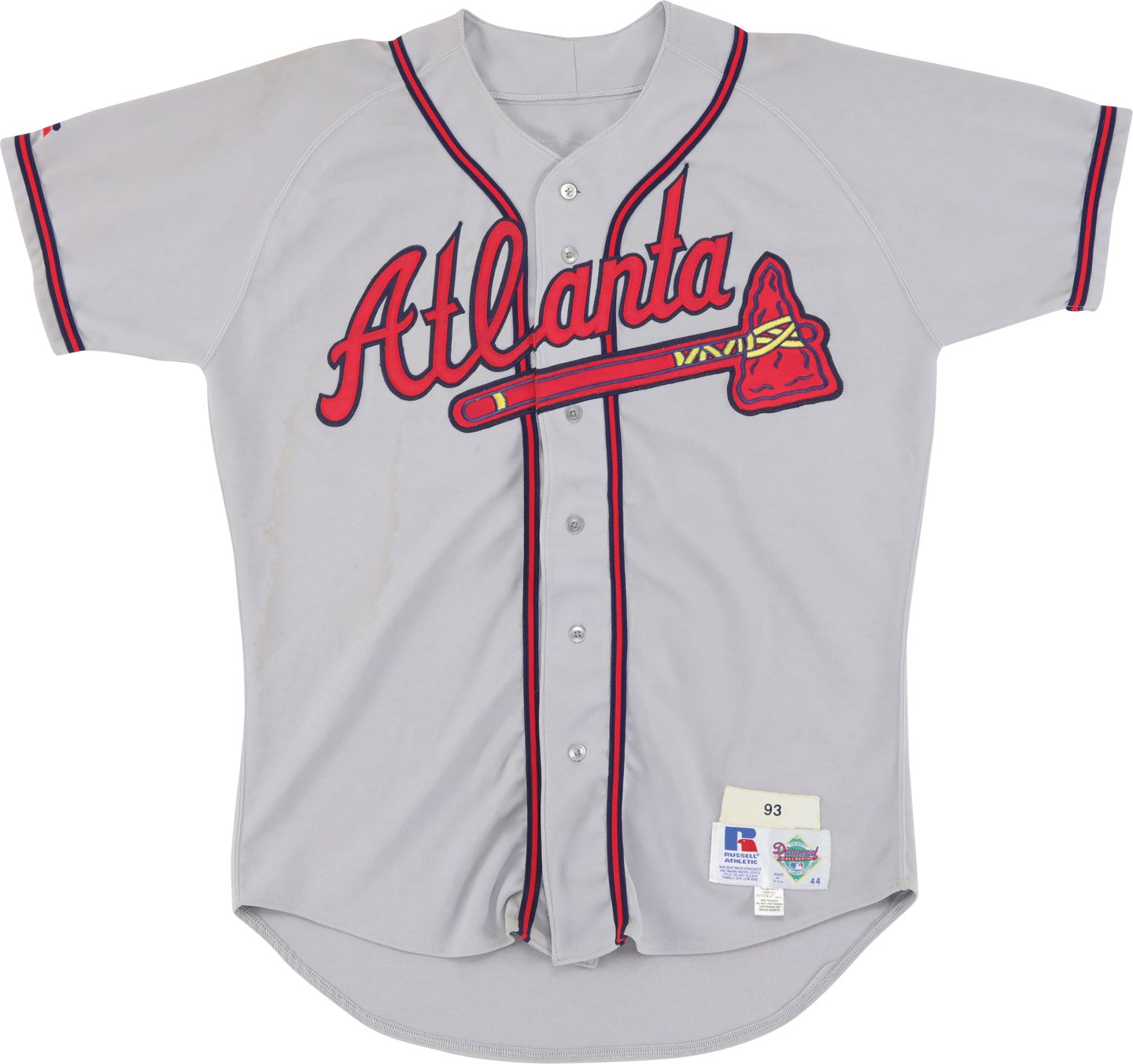 Baseball Equipment - 1993 Greg Maddux Atlanta Braves Signed Game Worn Jersey