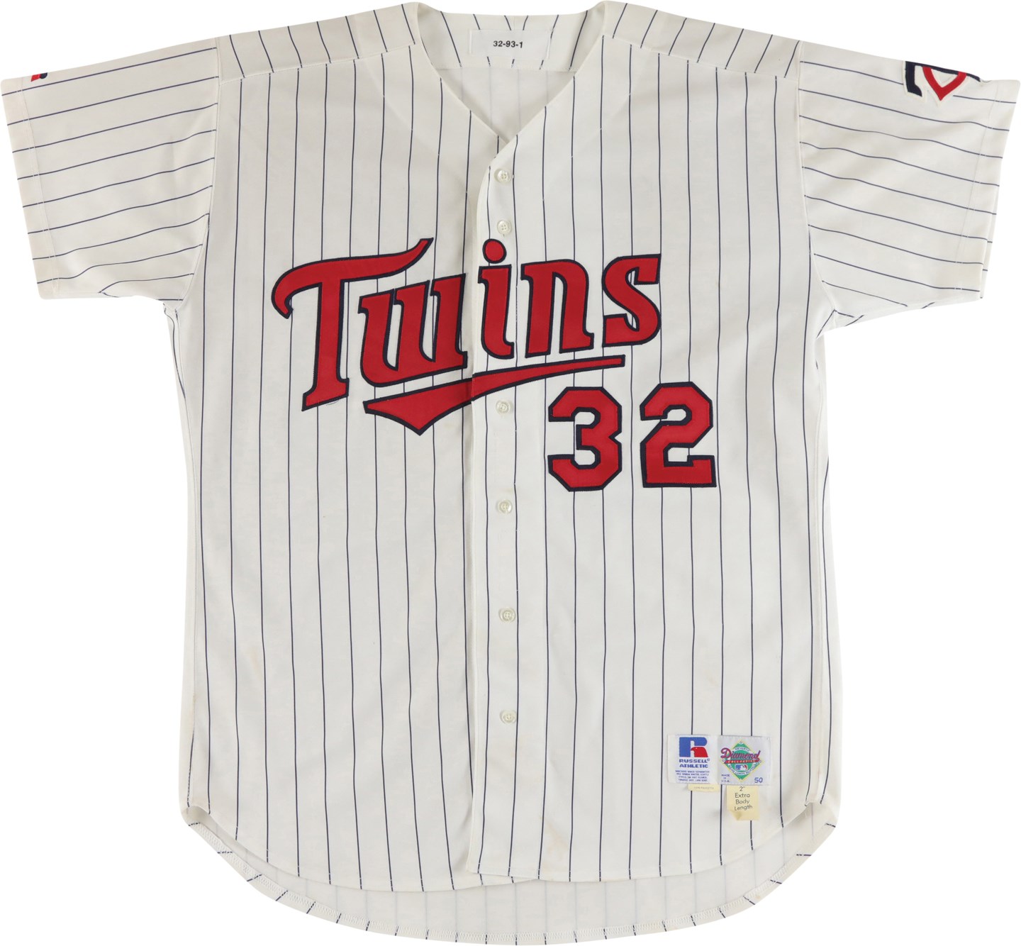 Baseball Equipment - 1993 Dave Winfield Minnesota Twins Game Worn Jersey