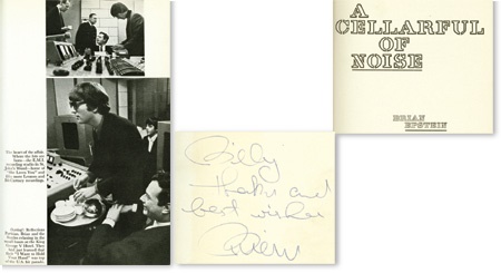 - Autographed Copy of Brian Epstein’s 1964 Book