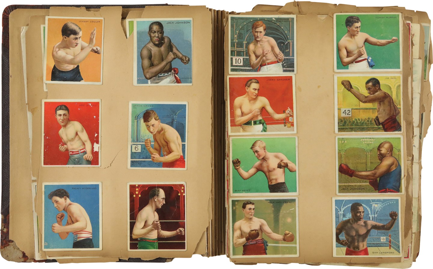 Non-Sports Cards - Vintage Scrapbook Album featuring Hundreds of Non-Sport Tobacco Cards and 50 Boxing Cards