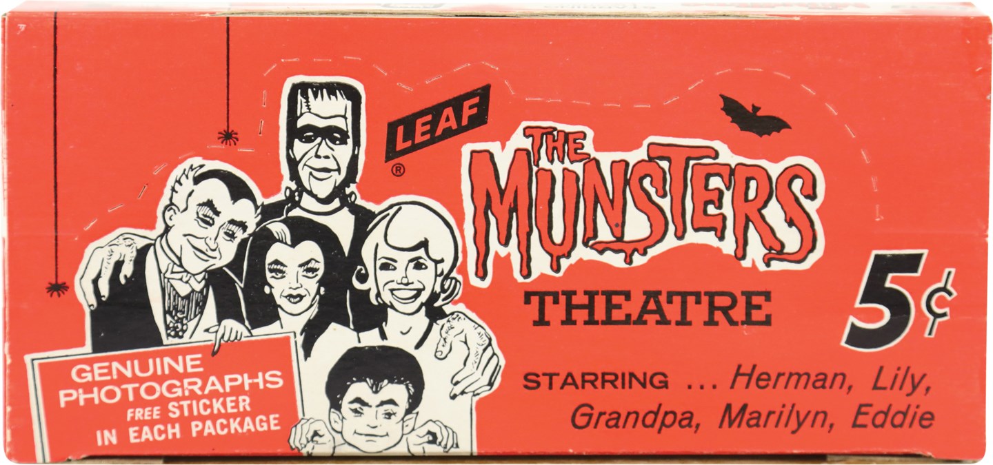 Non-Sports Cards - 1964 Leaf The Munsters Theatre Empty Wax Box
