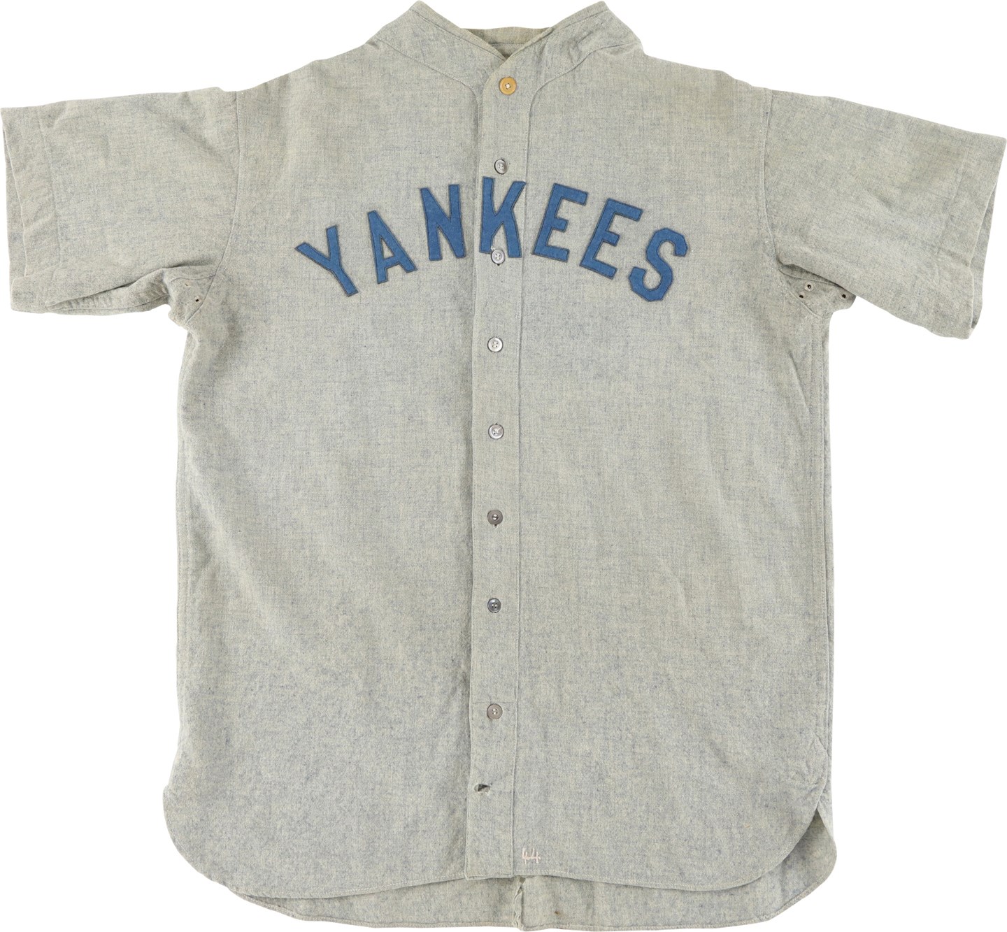Baseball Equipment - Circa 1927 Ben Paschal New York Yankees Game Worn Jersey