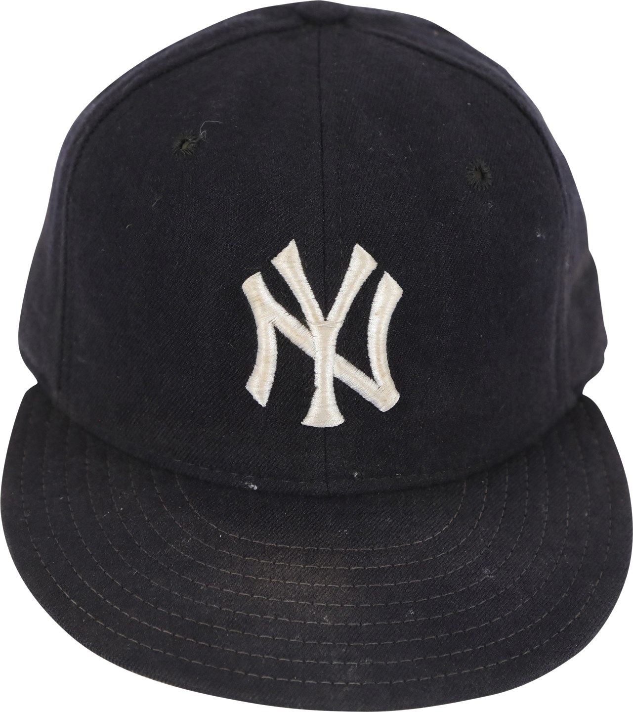Baseball Equipment - Circa 1995 Bernie Williams New York Yankees Game Used Hat