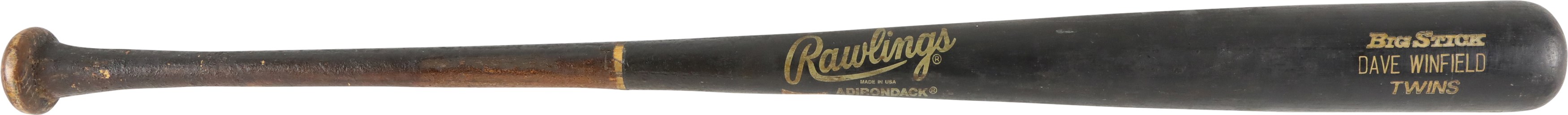 Baseball Equipment - 1993 Dave Winfield Minnesota Twins Game Used Bat (PSA)
