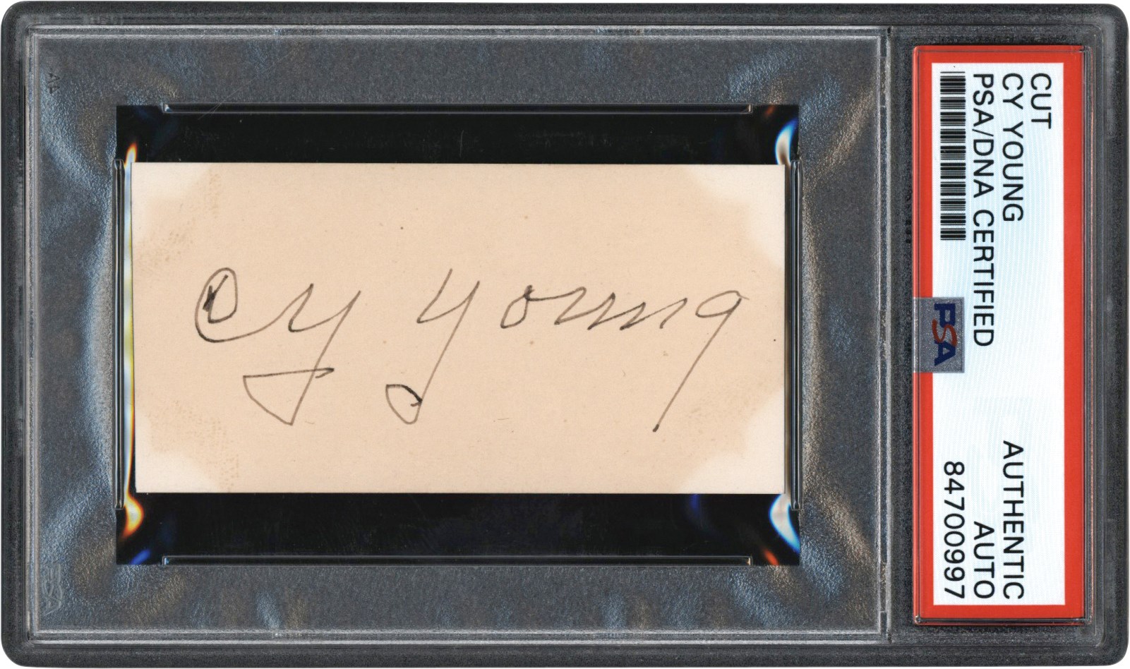 The New England Autograph Collection - Cy Young Cut Signature (PSA)