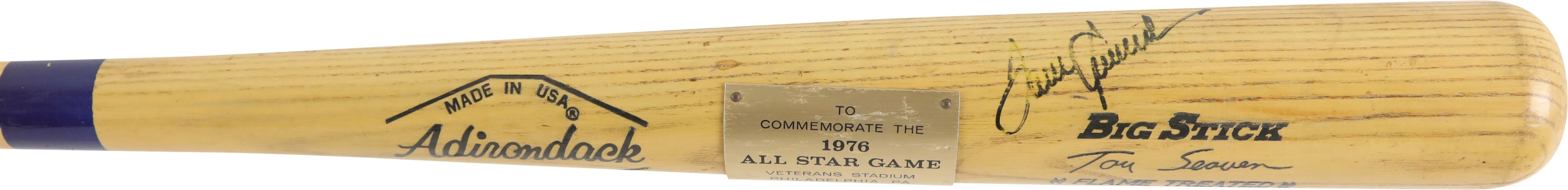 Baseball Equipment - 1976 Tom Seaver Autographed Commemorative All-Star Game Bat (PSA)