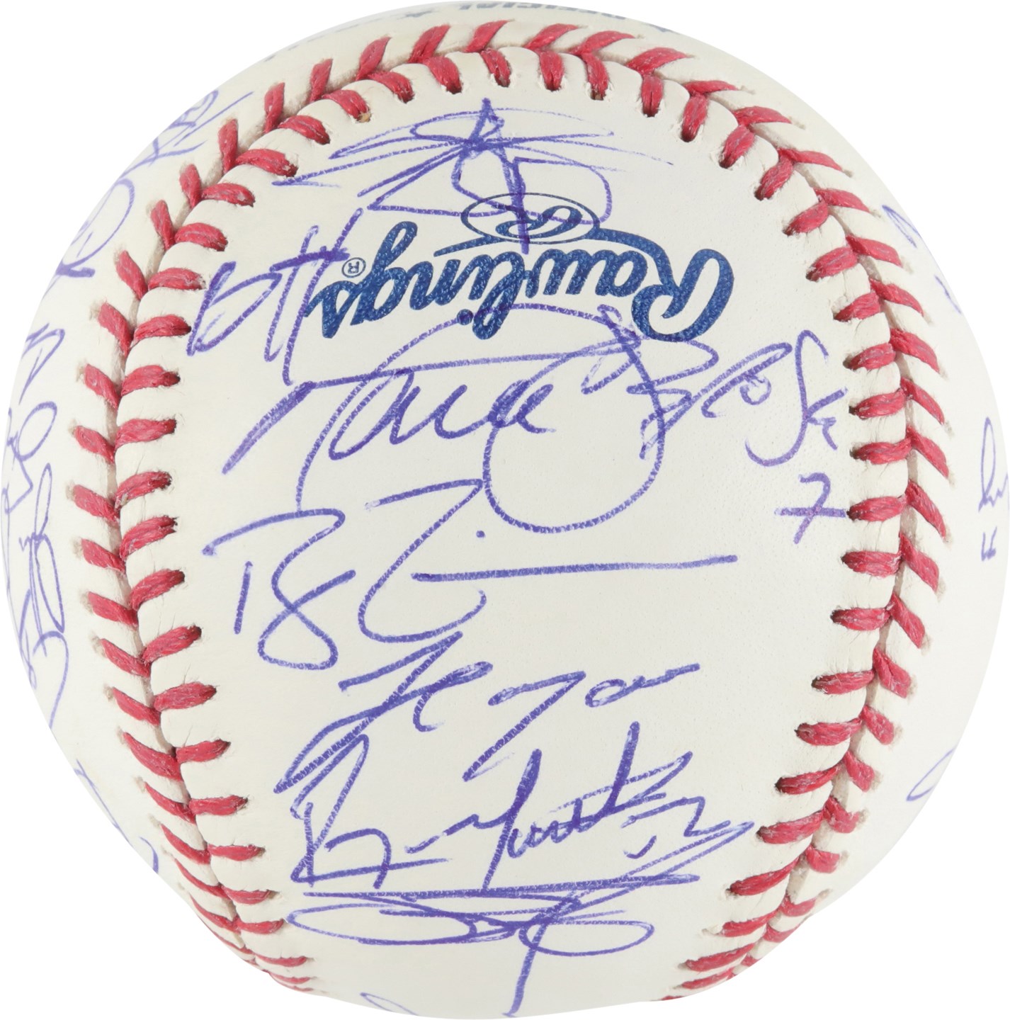 Baseball Autographs - 2012 Washington Nationals Team-Signed Baseball w/ROY Bryce Harper (PSA)