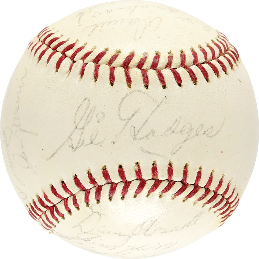 - 1963 Washington Senators Team-Signed Baseball w/Gil Hodges