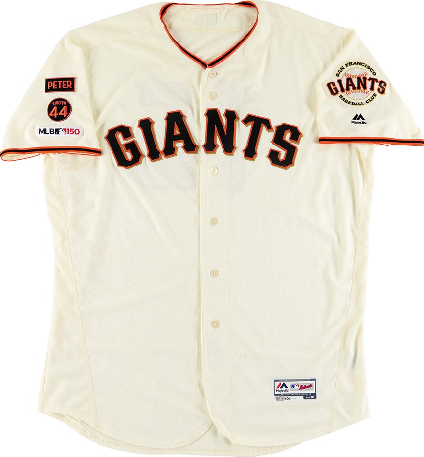 Baseball Equipment - 2019 Bruce Bochy San Francisco Giants Game Worn Jersey (MLB)