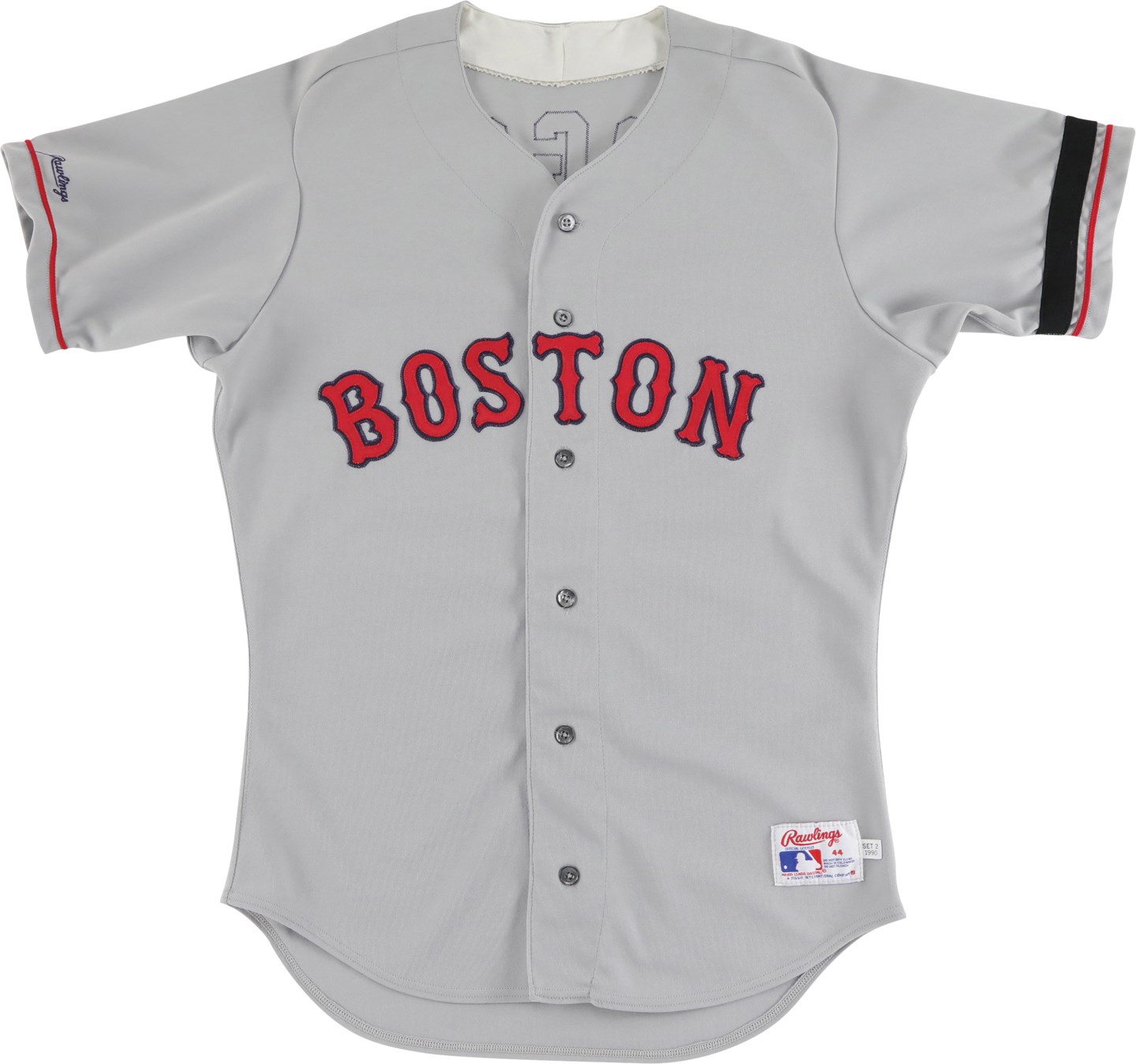 Baseball Equipment - 1990 Wade Boggs Boston Red Sox Game Worn Road Jersey MEARS A10