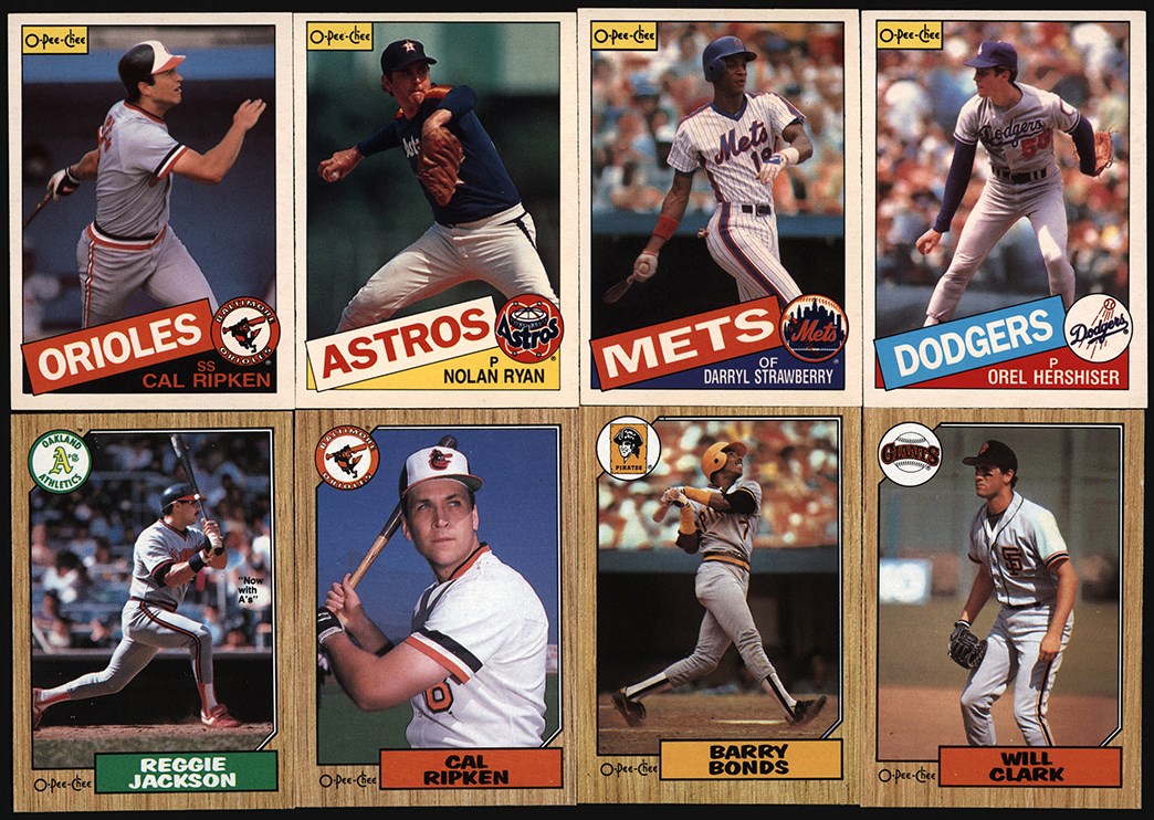 1985 & 1987 O-PEE-CHEE OPC Baseball Complete Sets (2)