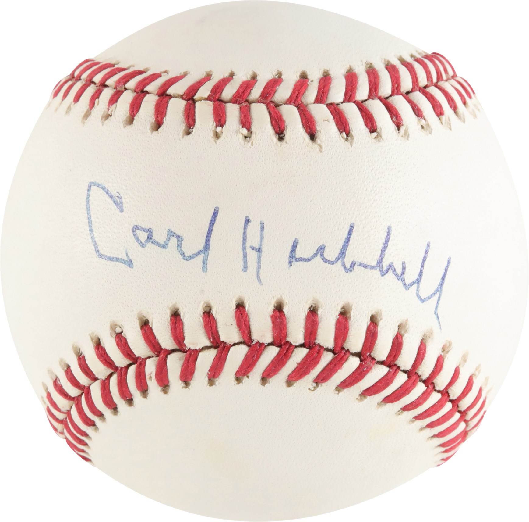 Baseball Autographs - Carl Hubbell High Grade Single-Signed Baseball (PSA)