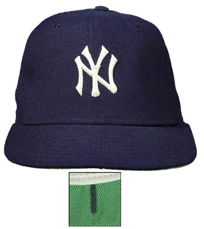 - 1970’s Billy Martin New York Yankees Game Worn Cap