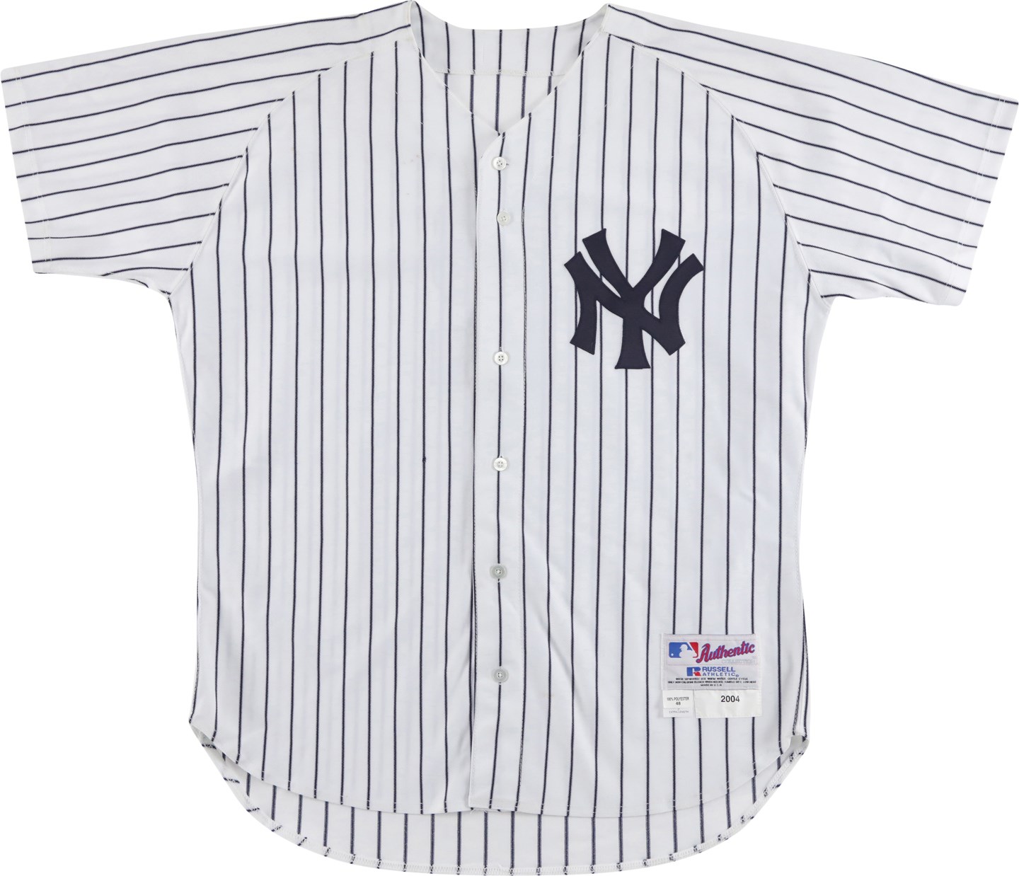 Baseball Equipment - 2004 Derek Jeter New York Yankees Game Issued Jersey