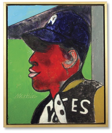 Baseball Memorabilia - Satchell Paige Original Artwork by Richard Merkin (16x20”)