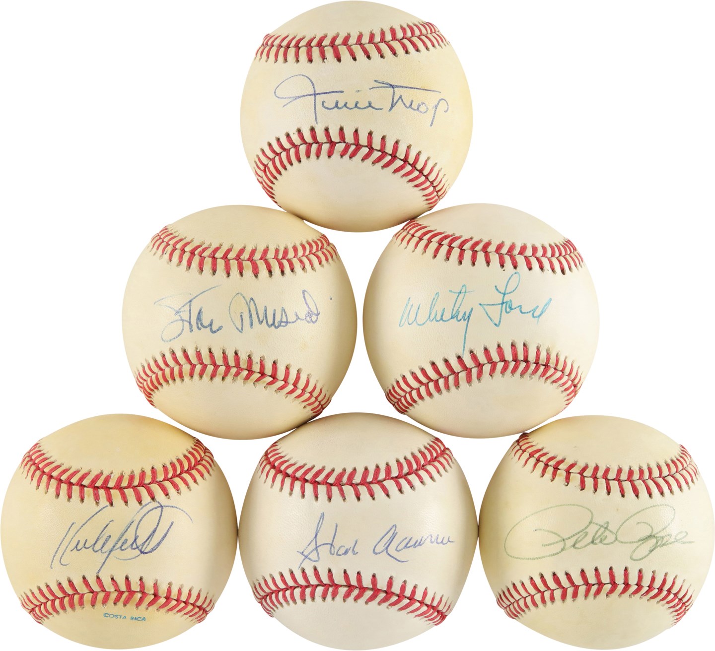 Baseball Autographs - Hall of Famers & Stars Signed Baseball Collection (28)