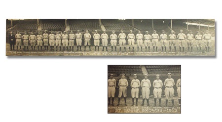 - 1912 St. Louis Browns Panoramic Photograph (8x36.5”)