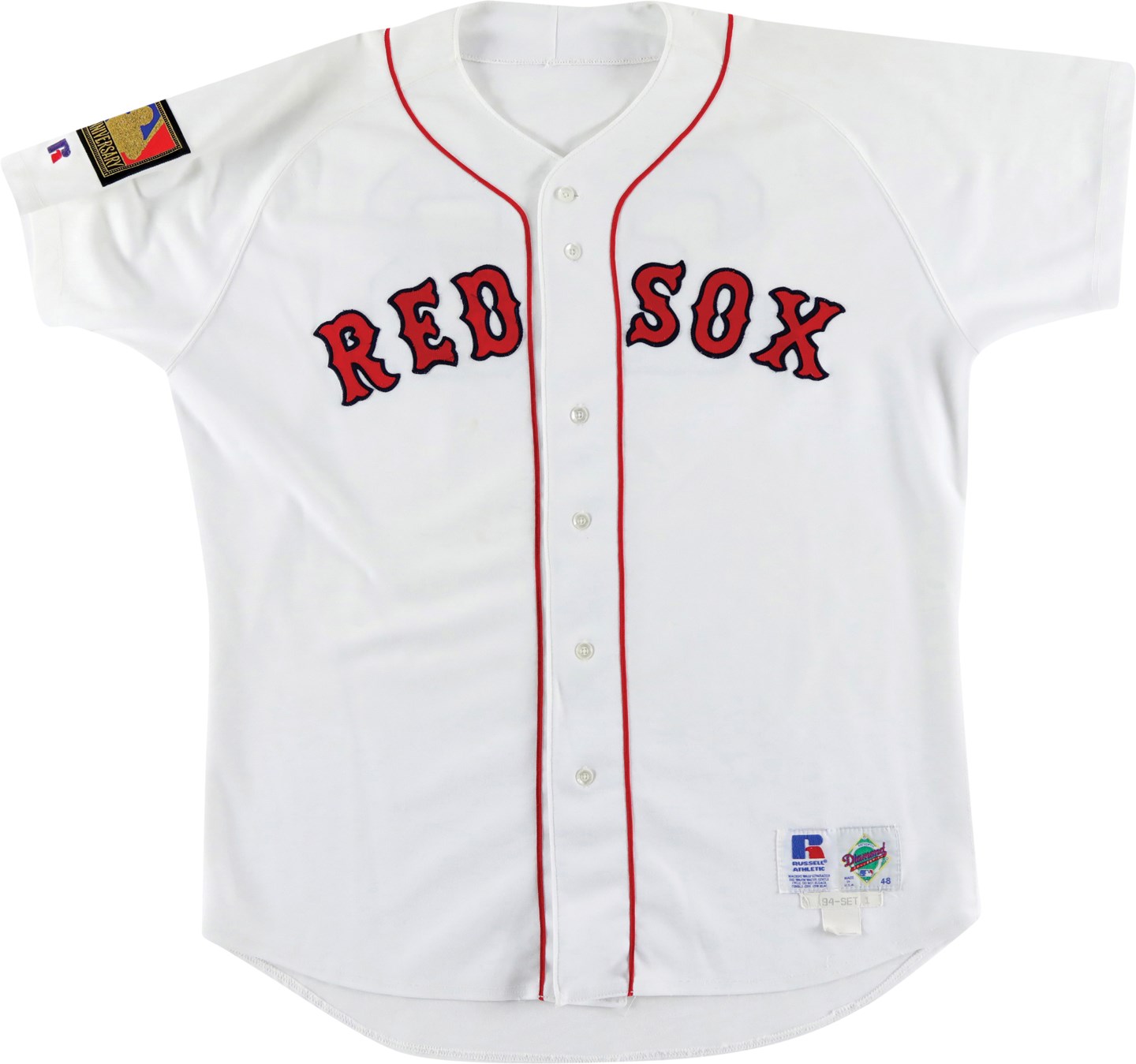 Baseball Equipment - 1994 Scott Cooper Boston Red Sox Game Worn Jersey