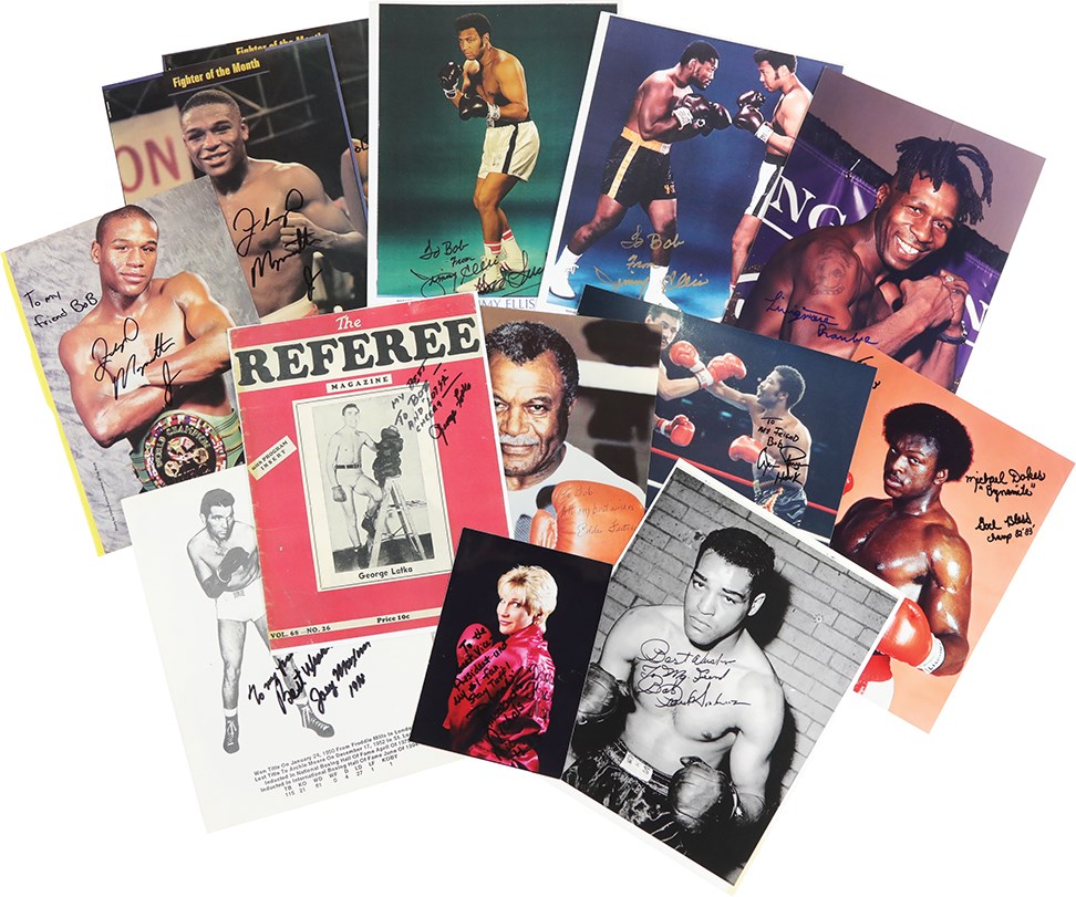 - Collection of Boxing Signed Photos w/Champions and Hall of Famers (53)
