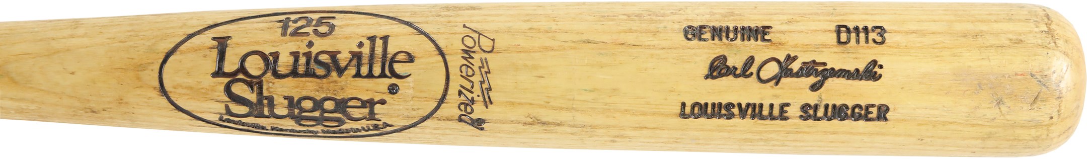Baseball Equipment - 1980-83 Carl Yastrzemski Boston Red Sox Game Used Bat