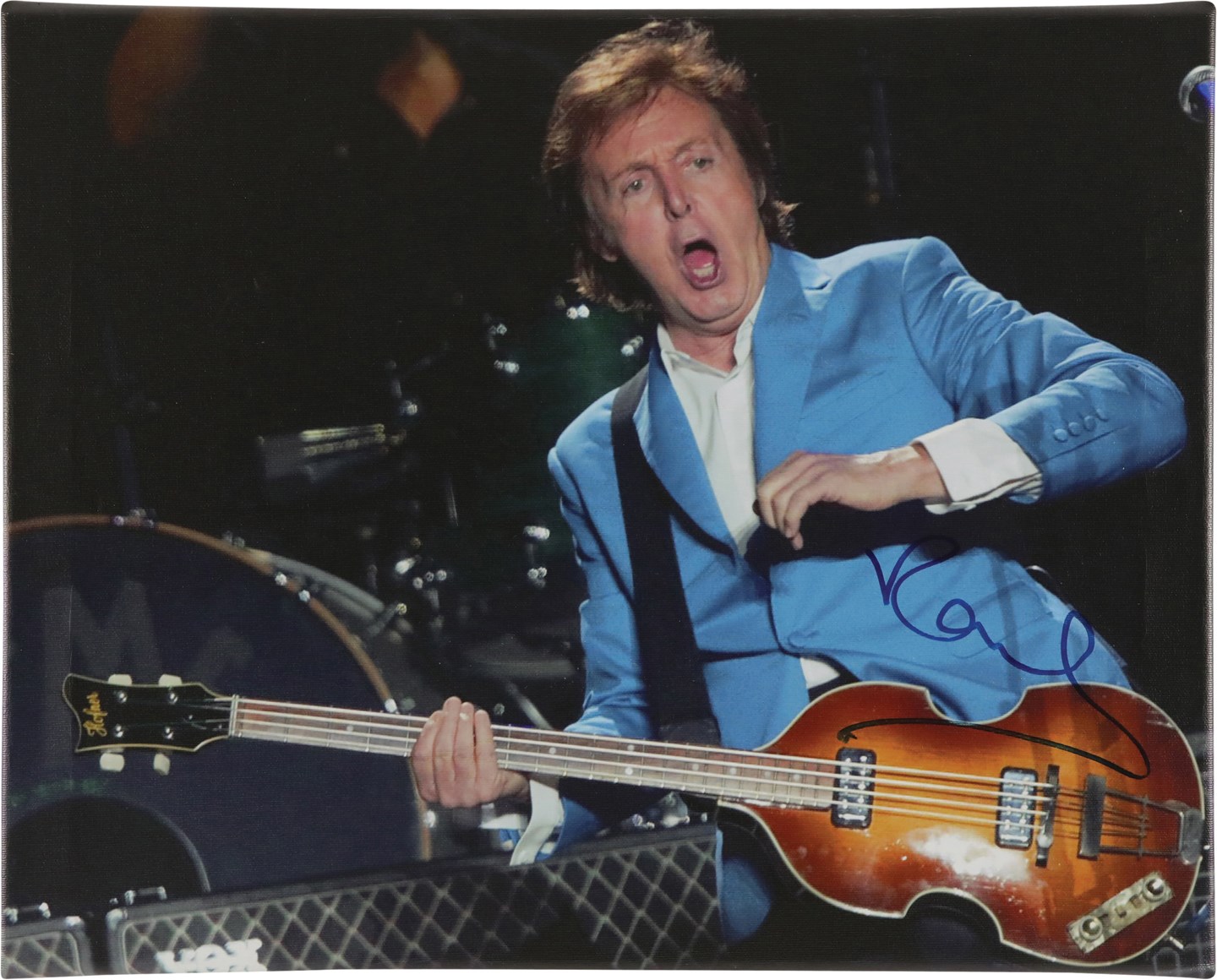 - Paul McCartney Signed Oversized Photograph on Canvas (PSA)