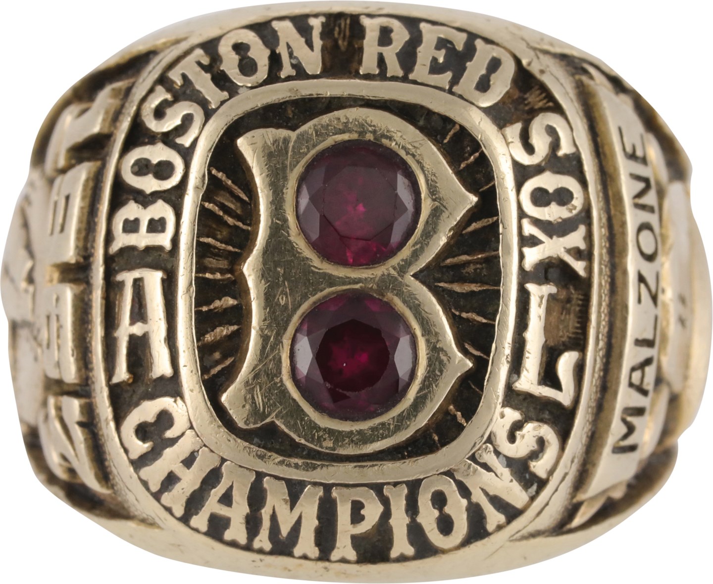 1967 Frank Malzone Boston Red Sox American League Championship Ring