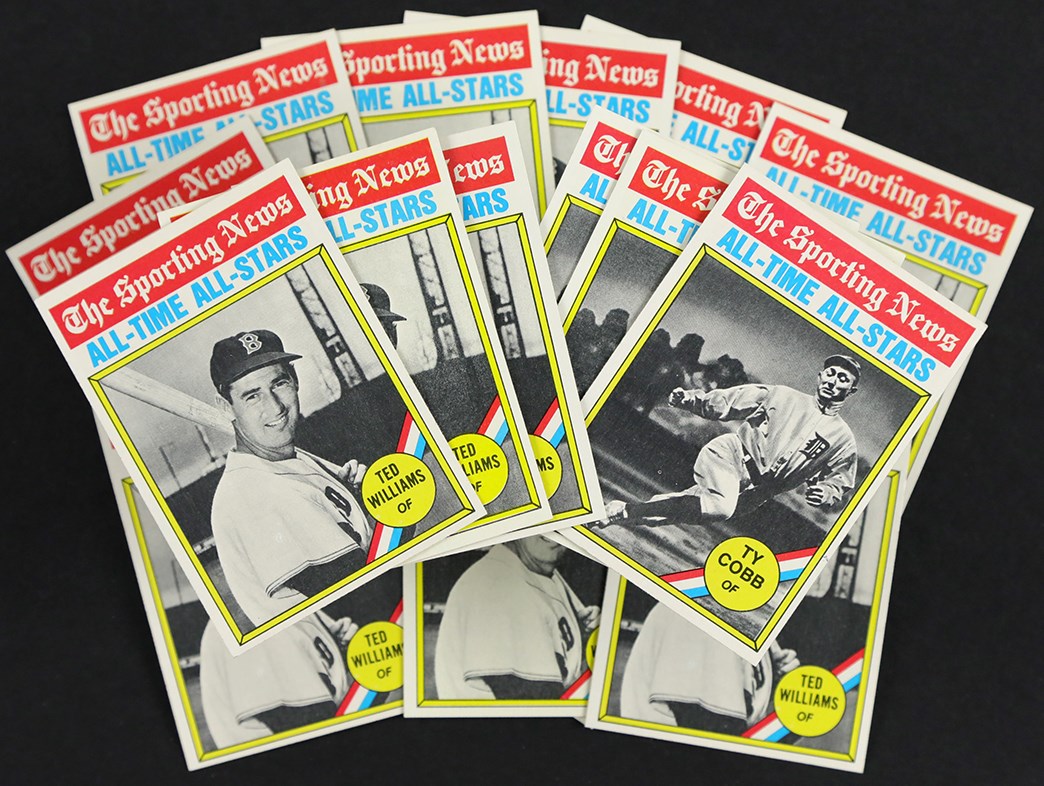 1976 Topps Baseball Ted Williams & Ty Cobb Card Hoard (75)