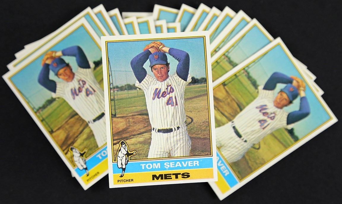 1976 Topps Baseball #600 Tom Seaver Card Hoard (50)