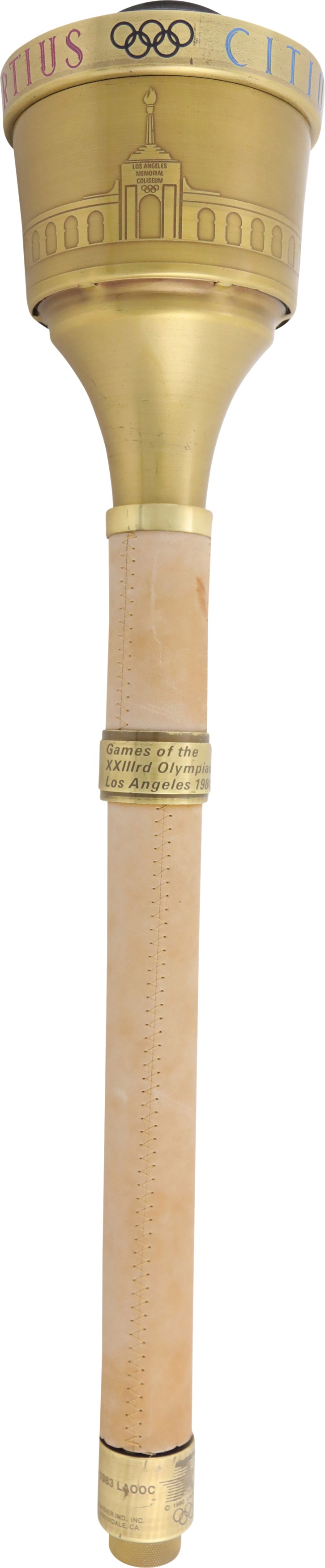 1984 Los Angeles Olympics Summer Games Relay Torch