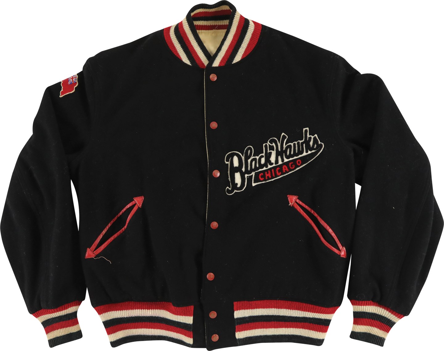 - Circa 1965 Chicago Blachawks Varsity Jacket