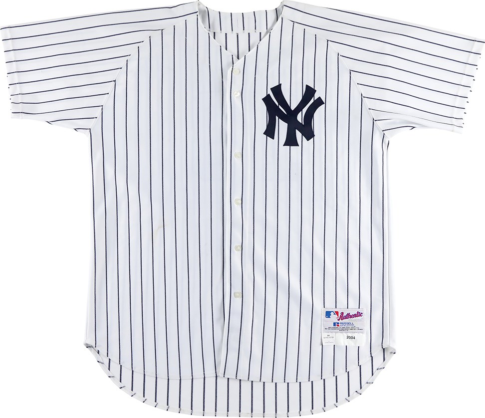 Baseball Equipment - 2004 Alex Rodriguez New York Yankees Game Issued Jersey