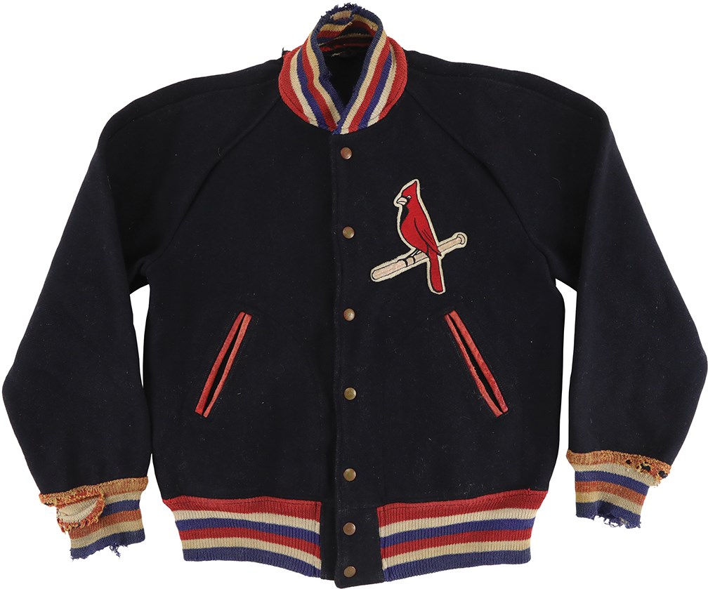 Baseball Equipment - 1950s Stan Musial St. Louis Cardinals Game Worn Jacket