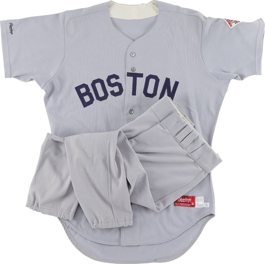 - 1986 Tom Seaver Boston Red Sox Game Issued Pants and 1987 Team-Issued Jersey