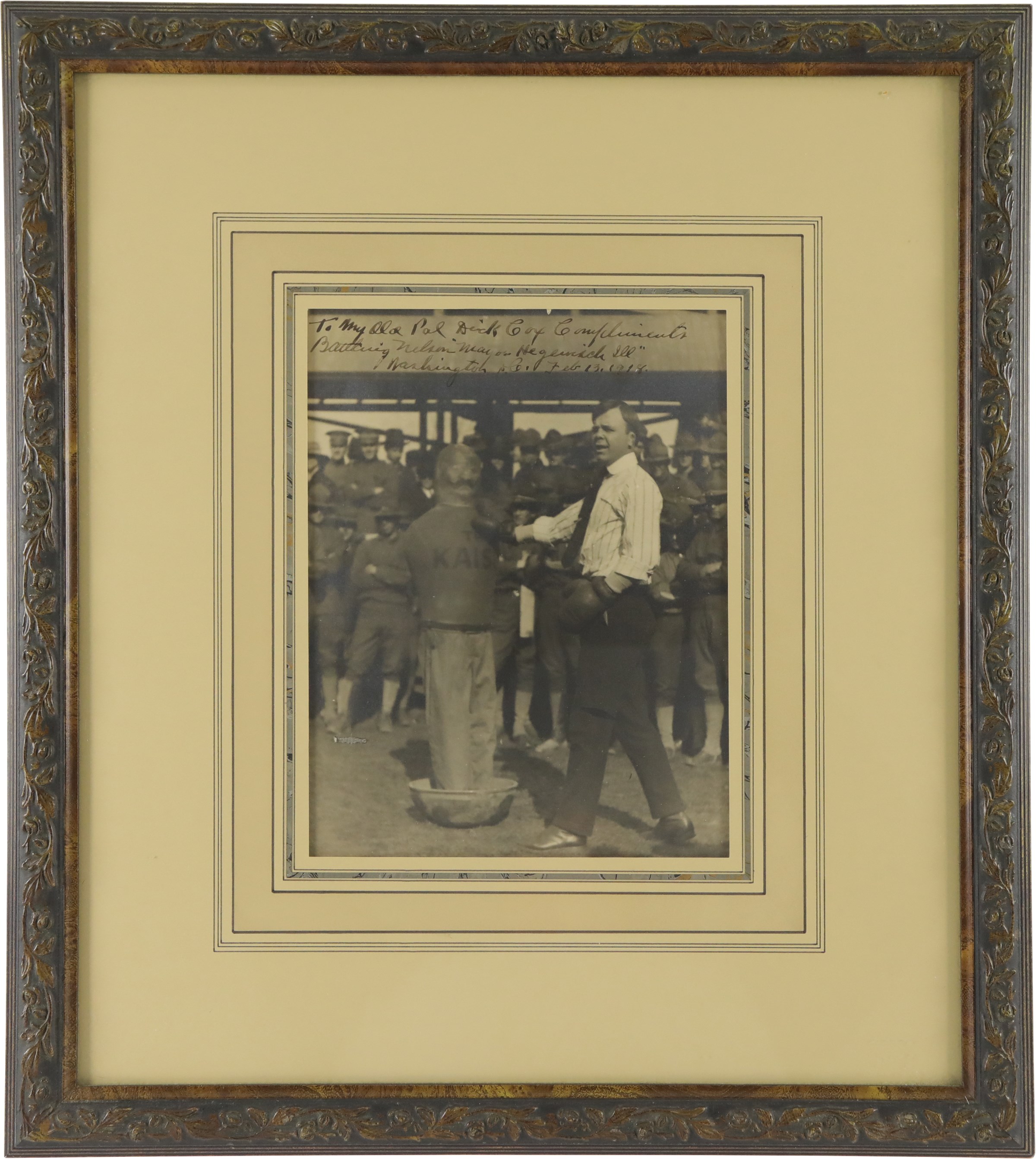- 1918 Battling Nelson Signed Photograph