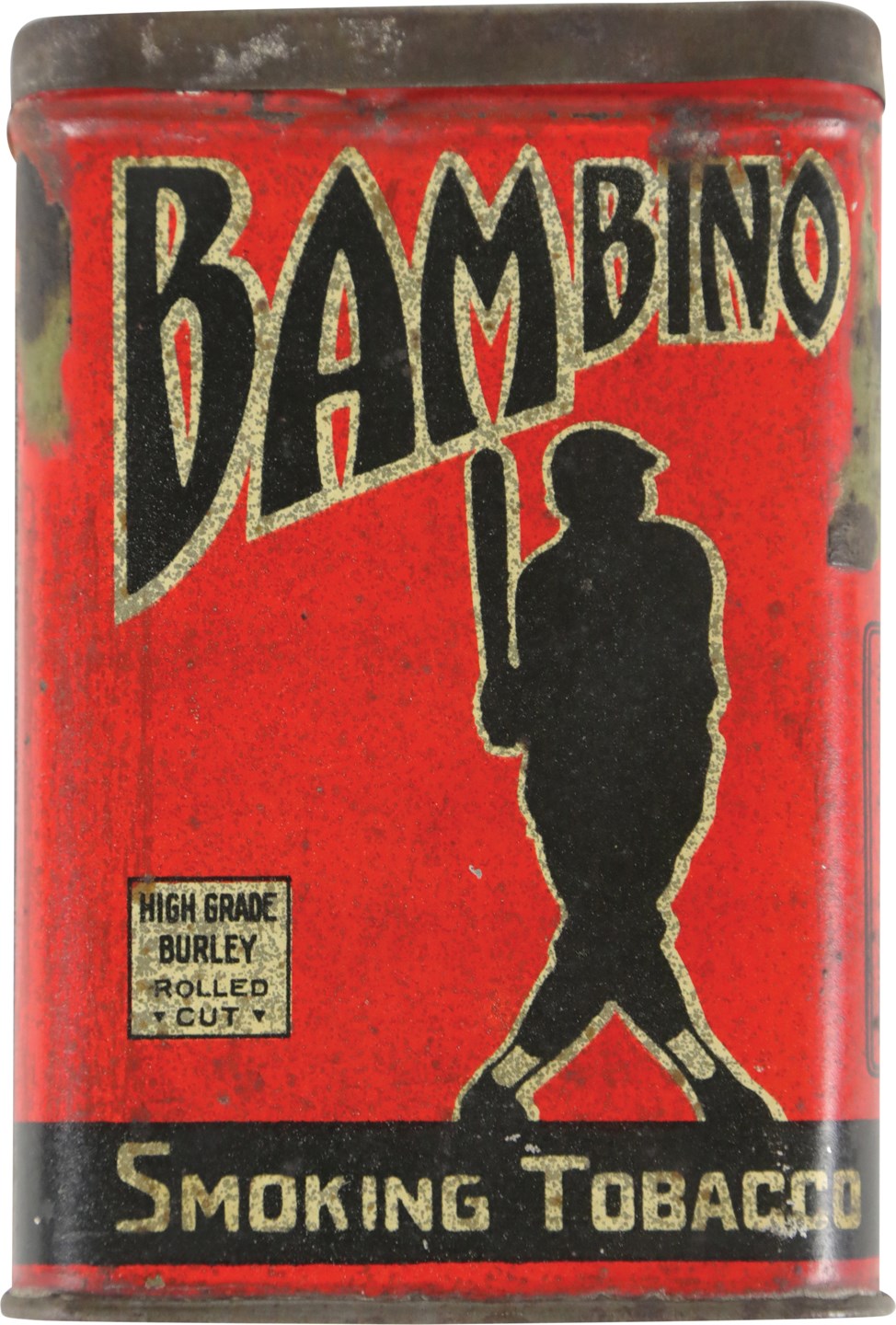 Ruth and Gehrig - Circa 1920s Babe Ruth "Bambino" Tobacco Tin