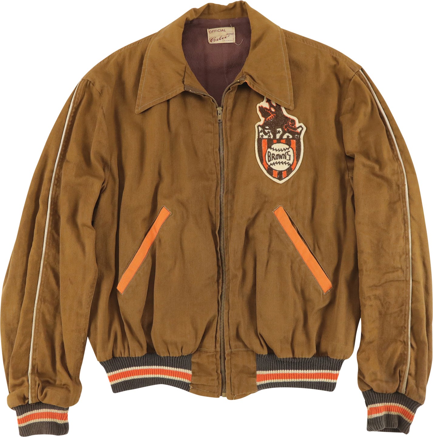 Baseball Equipment - Circa 1940s St. Louis Browns Team Jacket