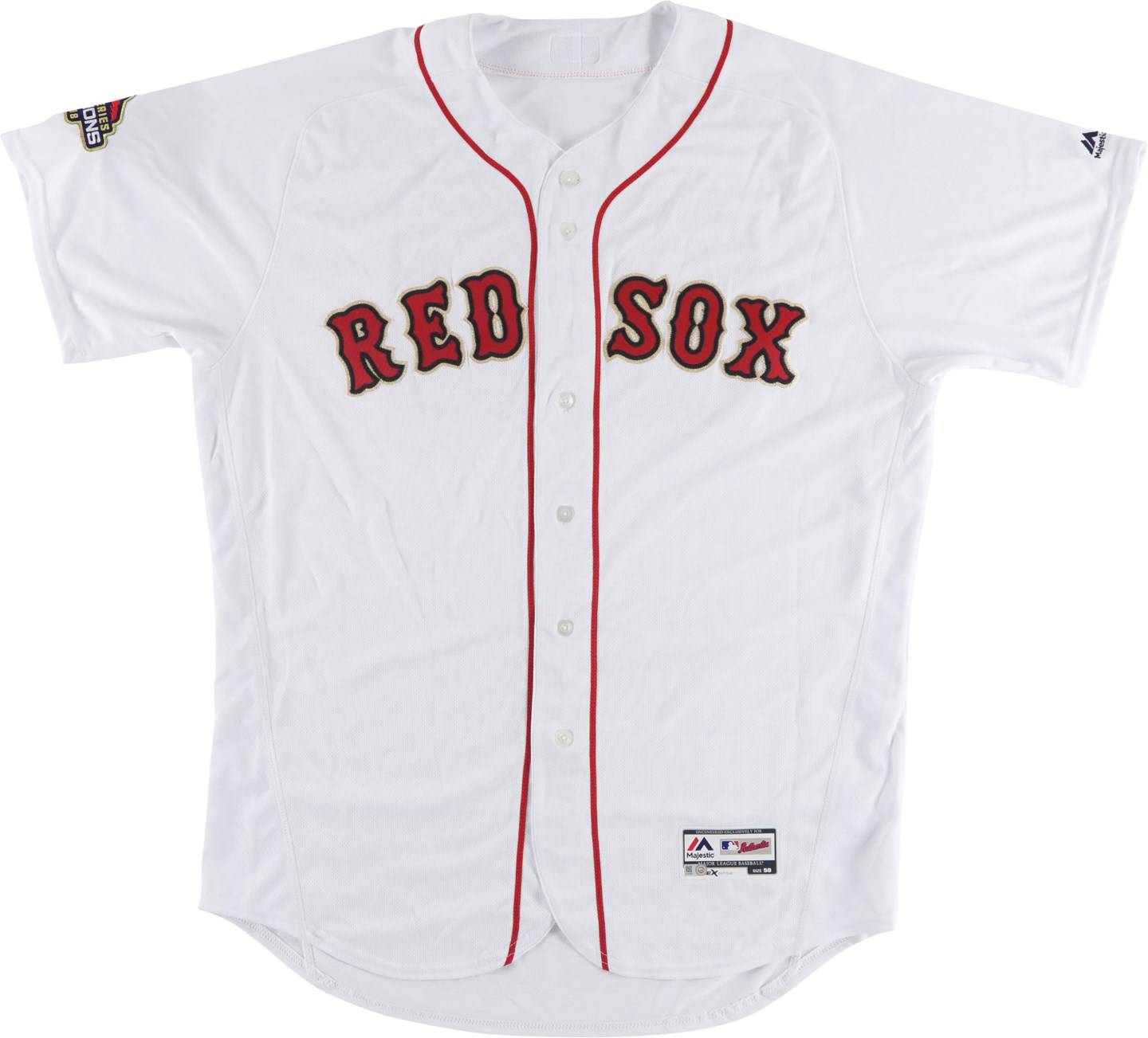 Baseball Equipment - 2019 Jason Varitek Boston Red Sox Jersey Worn During World Championship Ring Ceremony (MLB)