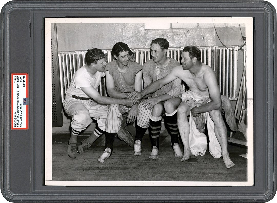 - DiMaggio, Foxx, Feller & Cronin All-Star Game Photograph (PSA Type II)